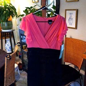 Merona Pink and Black Women's Dress